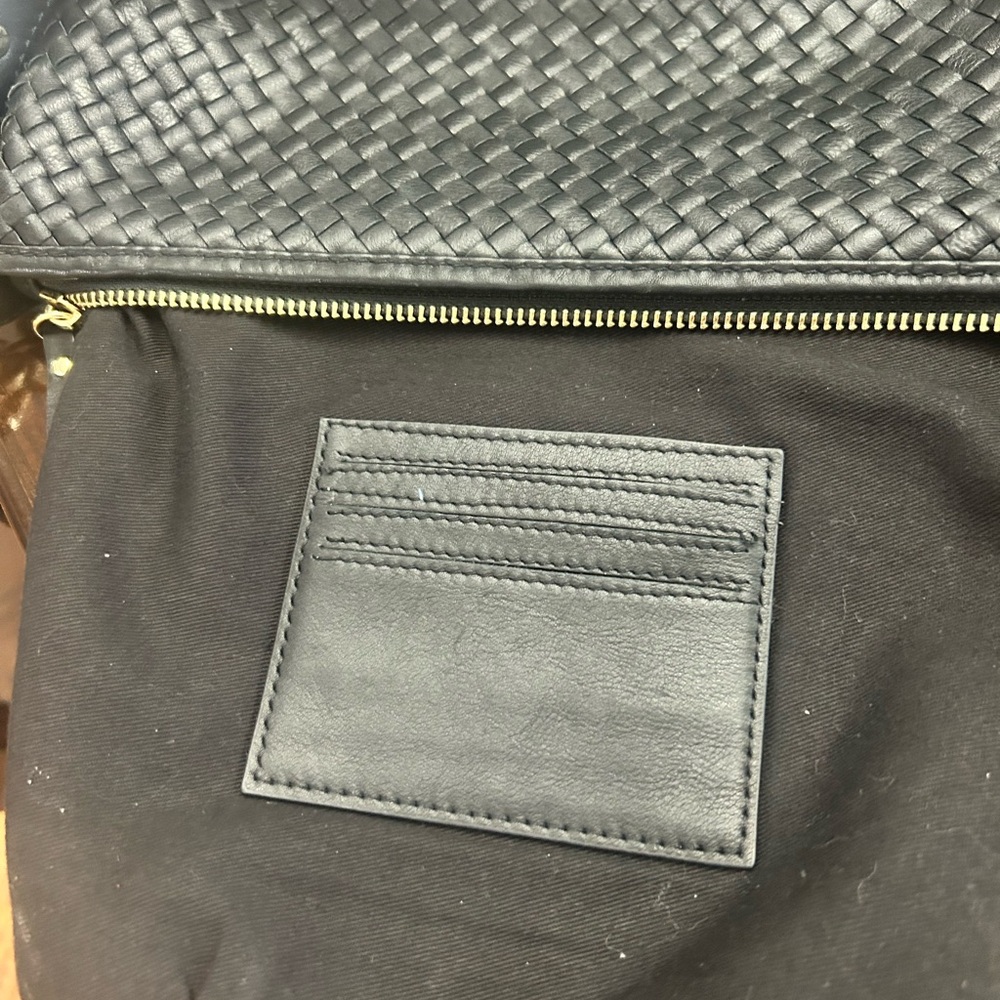 Quince Italian Leather Mini Shoulder Bag Black - Picture 9 of 12